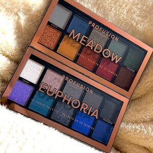 Profusion Cosmetics Meadow & Euphoria Eyeshadow Palette Set
